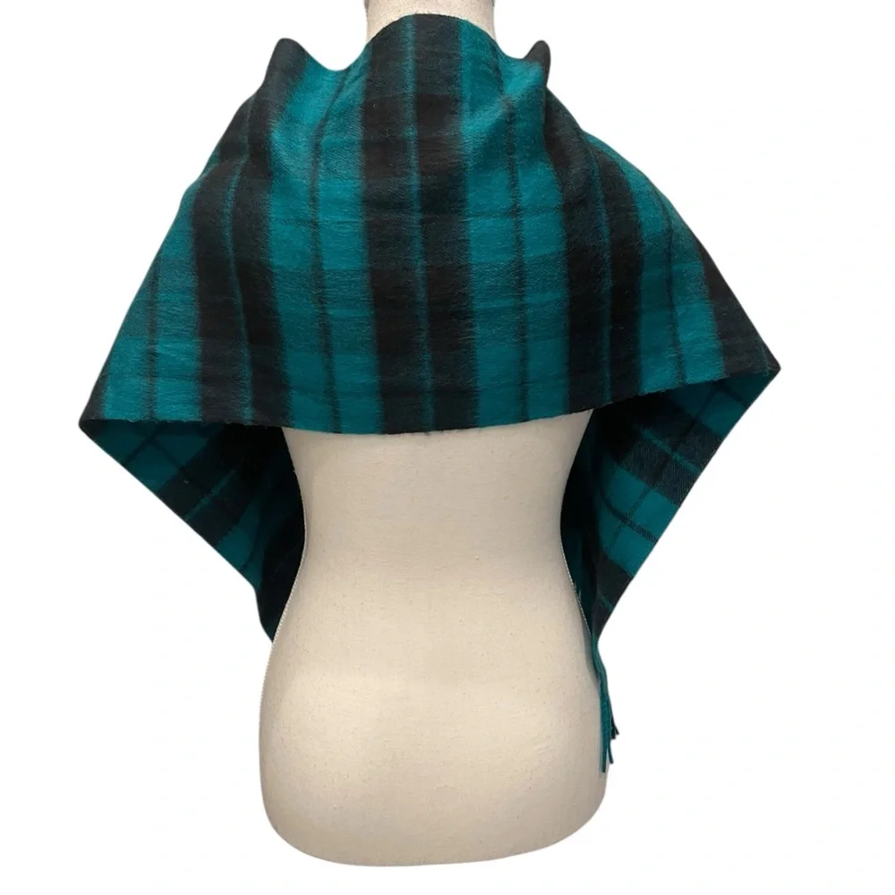 Christian Dior Vintage Cashmere Checkered Scarf Size: ONE SIZE